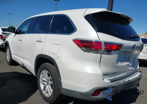2016 Toyota Highlander Le V6 from USA, damaged, VIN 5TDZKRFH4GS170369